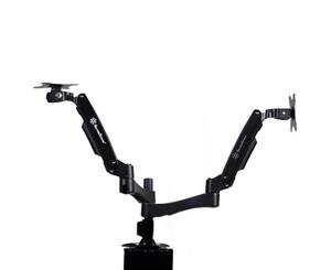 SilverStone ARM22BC ARM DUO Dual LCD Interactive monitor mount black