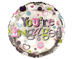 Simon Elvin 18 Inch Engagement Balloon (Multicoloured) - SG4624