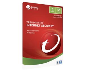 Trend Micro OEM TICIWWMBXSBXEO Internet Security 3 Devices 12 month Add-On