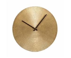 VERONA Large 60cm Round Wall Clock - Antique Brass
