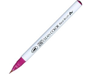 ZIG Kuretake Clean Colour Real Brush Pen 027 Dark Pink
