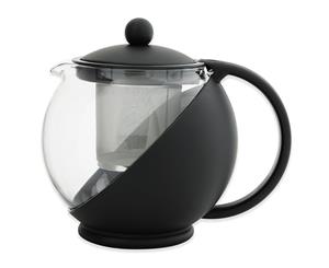 Avanti Aurora 600ml Black Teapot With Removable Stainless Steel Infuser
