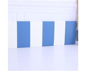 Baby Safety Play Wall Pad Protection Bumper Thick Padding for Wall 10pcs - Blue