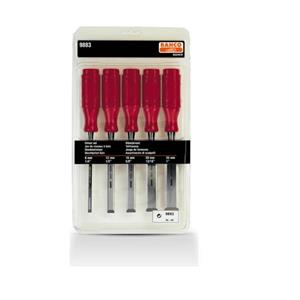 Bahco CHISEL SET RED HANDLE 5PCE 9883