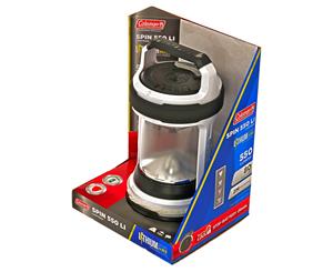 Coleman Vanquish Spin 550 Camping Lantern - Rechargeable