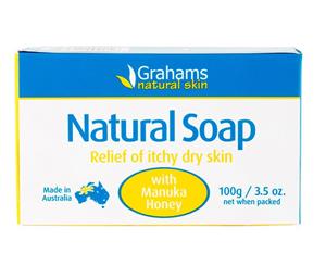 Grahams Hand Crafted Natural Cleansing Bar Soap 100g