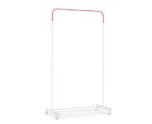 Heavy Duty Clothes Rack With Bottom Layer & 4 Wheels