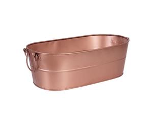Moda Oval Beverage Tub Satin Copper Look 53X29Cm