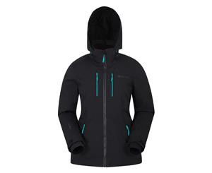 Mountain Warehouse Slope Style Extreme Womens Ski Jacket Waterproof with Hood - Black