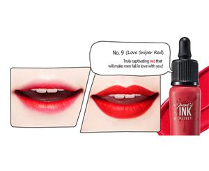 Peripera Peri's Ink The Velvet #09 Love Sniper Red 8g Lip Tint Stain