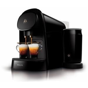 Philips L'OR Barista Capsule Coffee Machine with Milk Frother (Piano Noir)