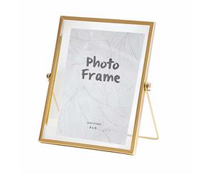Picture Frame 4x6 Photo Display for Desk-Gold