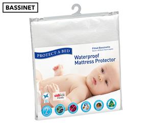 Protect-A-Bed Fitted Bassinet Bassinette Waterproof Mattress Protector - White