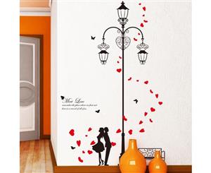Romantic Love Removable Wall Decoration (Size 90cm x 60cm)