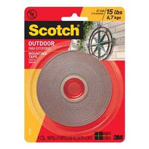 Scotch 2.5cm x 4.4m Outdoor Double Sided Mounting Tape