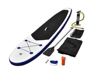 Stand Up Paddle Board Set 10ཆ" SUP Surfboard Inflatable Blue and White
