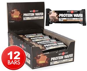 12 x Musashi Protein Wafer Vanilla Bar 40g