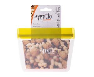 Appetito 14.5cm Reusable Mini Snack Nuts Food Storage Fruit Seal Zip Lock Bag