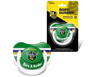 Canberra Raiders NRL Baby Dummy Pacifier Born an Raider