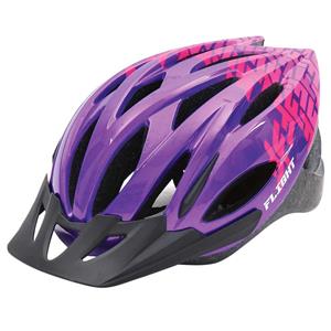 Flight Explorer Kids Bike Helmet Purple / Pink 51 to 55cm