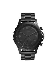 Fossil Q Nate Black Stainless Steel Hybrid Smartwatch