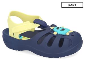 Ipanema Baby/Junior Summer VI Sandals - Navy Blue/Yellow