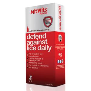 Nitwits Head Lice Anti Lice & Detangling Spray 125ml