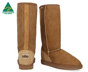 Opal UGG Australian Made Tidal Sheepskin Long Boots - Chestnut