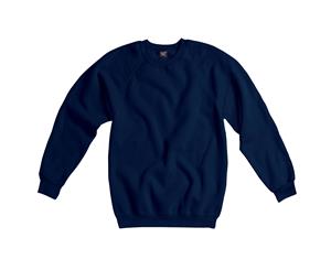 Sg Kids Raglan Sleeve Crew Neck Sweatshirt (Navy Blue) - BC1071
