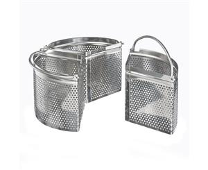 Soffritto A Series Stainless Steel Divided Steaming Basket 18 x 10cm