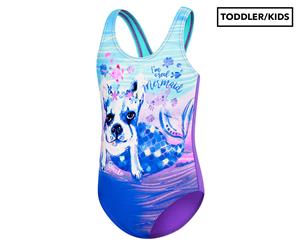 Speedo Toddler/Girls' Real Mermaid One Piece Swimsuit - Real Mermaid