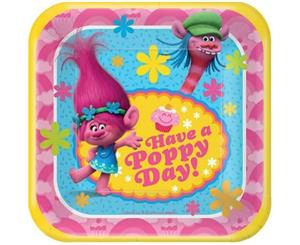 Trolls Have a Poppy Day 18cm Paper Lunch Plates 8pk