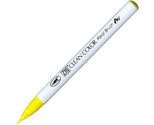 ZIG Kuretake Clean Colour Real Brush Pen 051 Lemon Yellow