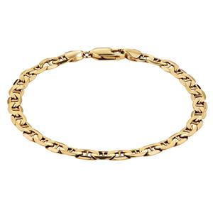 19cm (7.5") Anchor Bracelet in 10ct Yellow Gold