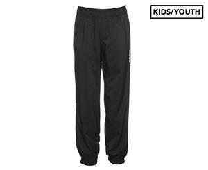Adidas Youth Boy's Essentials Plain Stanford Trackpants / Tracksuit Pants - Black/White