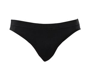 Asquith & Fox Mens Cotton Slip Briefs/Underwear (Pack Of 3) (Black) - RW4911
