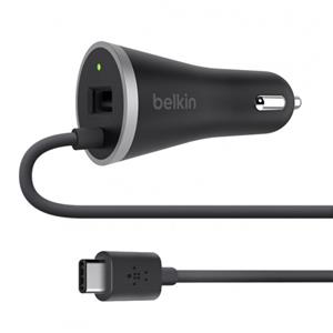 Belkin - F7U006bt04-BLK - USB-C Car Charger