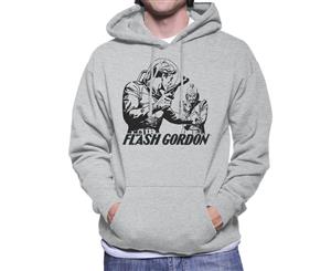 Flash Gordon Ming Face Off Men's Hooded Sweatshirt - Heather Grey