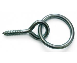 Hitching Ring + Screw Horse Tie Up Livestock