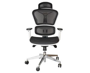 Replica Ergohuman Ergonomic Japanese Mesh Desk / Office Chair - Black and White
