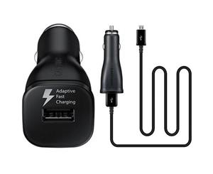 Samsung Micro USB 9V Adaptive Fast Charge Car Charger - Black