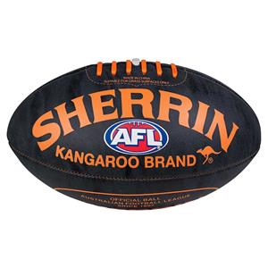 Sherrin Brights Soft Touch Australian Rules Ball Orange 5