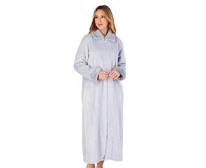 Slenderella HC4337 Housecoats Dressing Gown - Grey