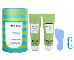 The Body Collection Feet First Gift Tin Soothing Mint