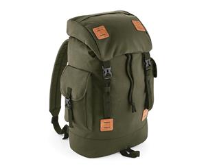 Bagbase Urban Explorer Backpack/Rucksack Bag (Pack Of 2) (Military Green/Tan) - BC4198