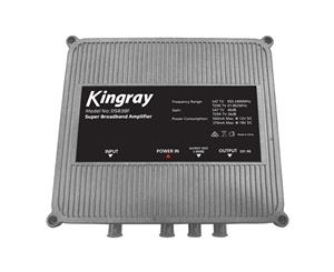 DSB38F KINGRAY Super Broadband Amplifier Kingray Fox App. # F30977 Frequency Range FTA 47-862Mhz SUPER BROADBAND AMPLIFIER
