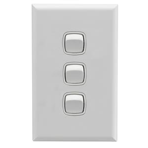 HPM EXCEL 3 Gang Wall Switch