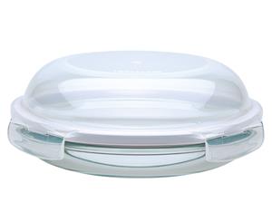 Lock & Lock Ovenglass 24cm Round Glass Dish with Dome Lid