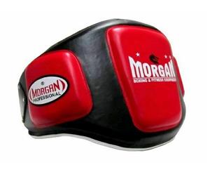 MORGAN V2 Pro Jumbo Body Belly Guard Muay Thai Boxing - Red/Black