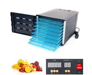 New Design 8 Tray Food Fruit Dehydrator With Door and Timer Dryer